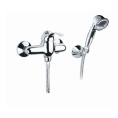 ELITE monocomando doccia esterno con duplex finitura cromo