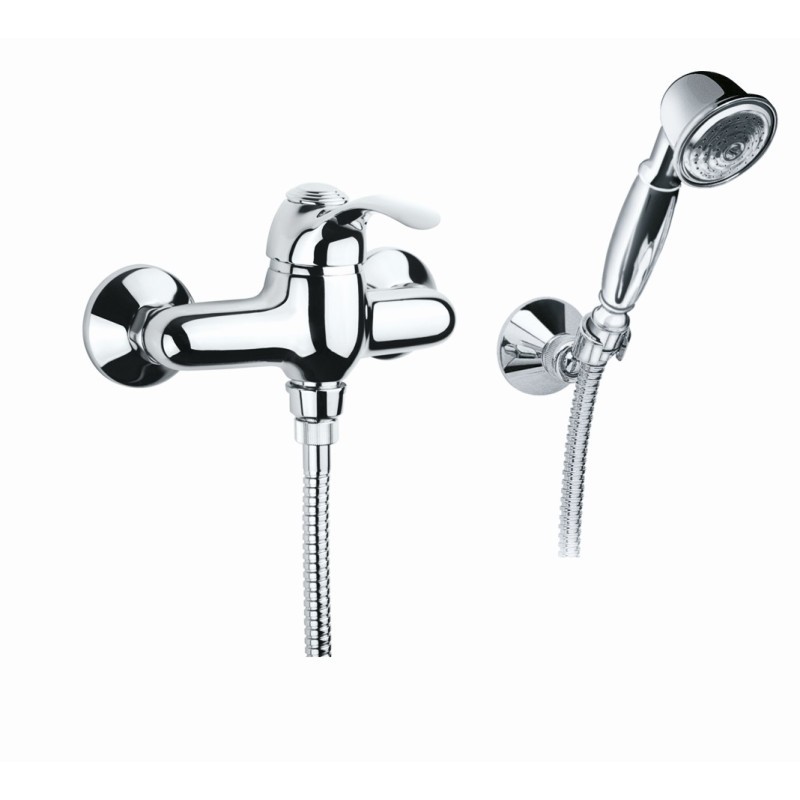 ELITE monocomando doccia esterno con duplex finitura cromo