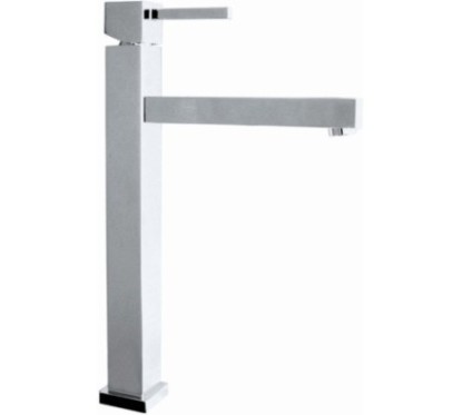 QUARZO monocomando lavabo prolungato con scarico a pressione finitura cromo