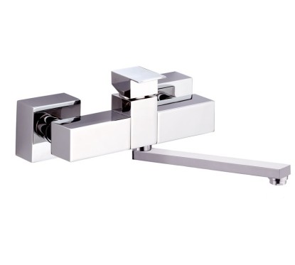 SKYLINE monocomando lavello a muro finitura cromo