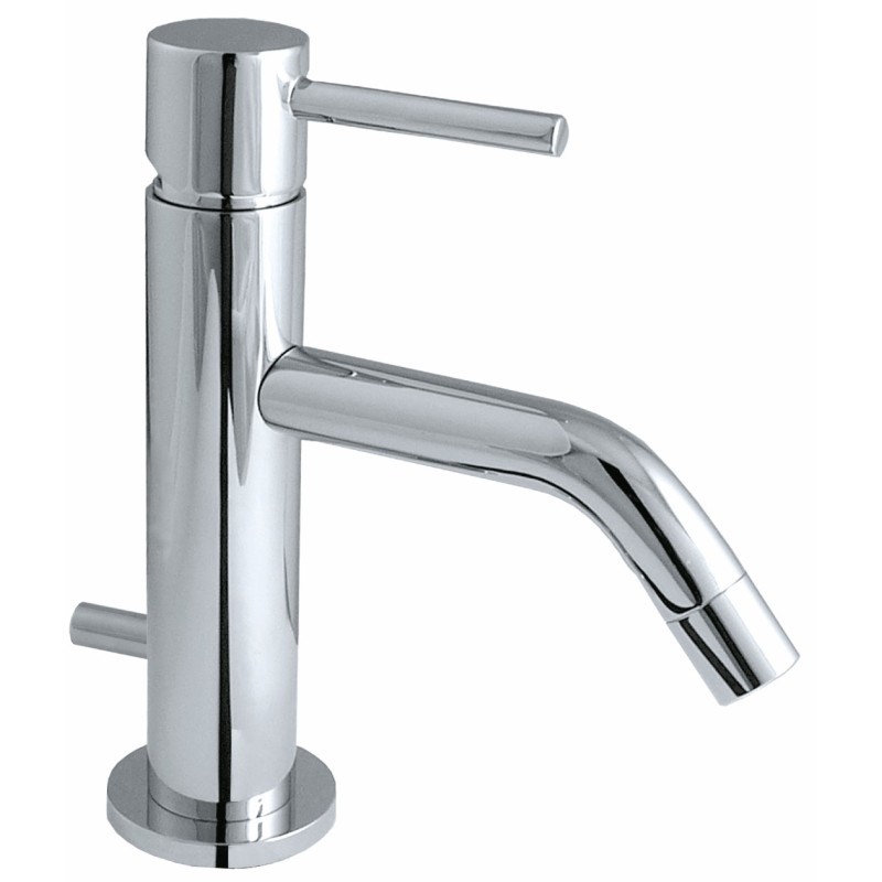 MICRON monocomando lavabo con scarico finitura cromo