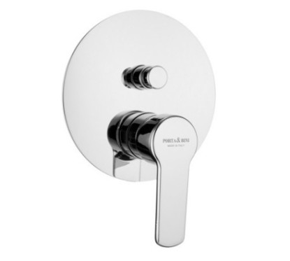 YUMA Monocomando doccia incasso con deviatore guarnizione non visibile finitura oro