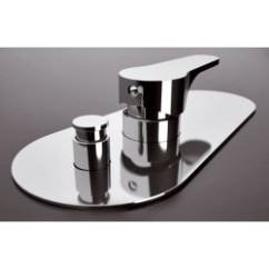 OMEGA miscelatore doccia incasso con deviatore finitura cromo