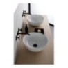SKY lavabo d'appoggio finitura bianco lucido