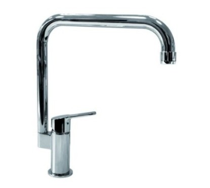 MOMIX miscelatore monocomando con canna laterale finitura microultragranit bianco latte