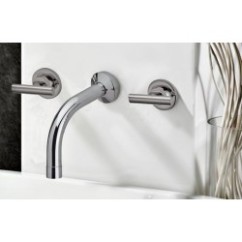 TILLY Batteria lavabo da incasso finitura cromo