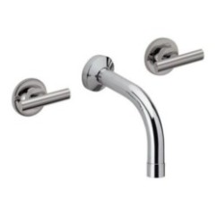 TILLY Batteria lavabo da incasso finitura cromo