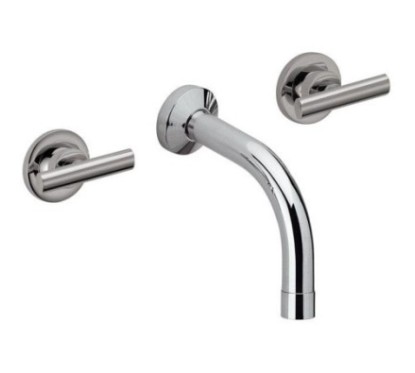 TILLY Batteria lavabo da incasso finitura cromo