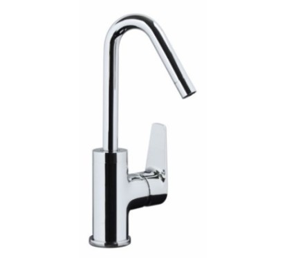 LINE monocomando lavabo leva laterale con scarico a pressione finitura cromo