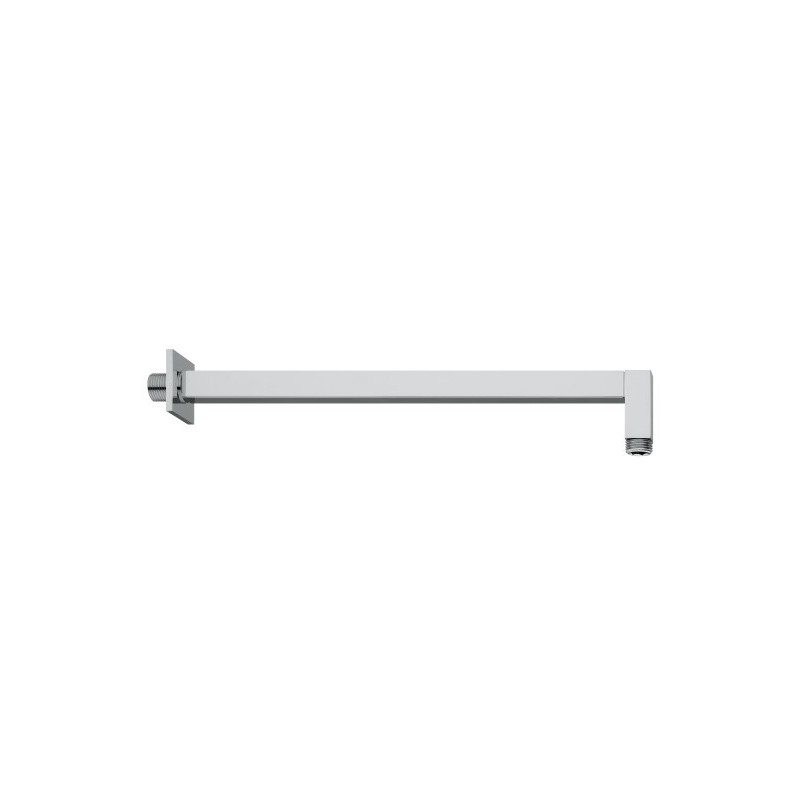 CORNER braccio soffione quadro a parete in ottone con spigolo 90 gradi