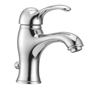 ROYAL Monocomando lavabo con scarico automatico finitura cromo oro