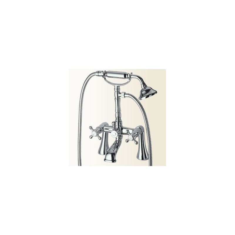 PAPIRO gruppo vasca esterno finitura cromo-oro