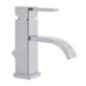 PRETTY Monocomando lavabo con scarico automatico finitura cromo