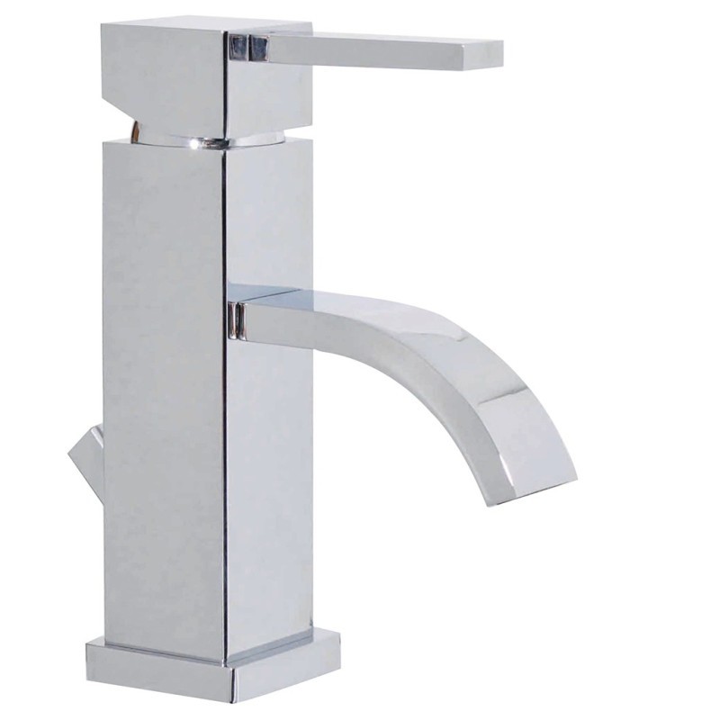 PRETTY Monocomando bidet con scarico automatico finitura cromo