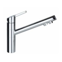 TEKNO monocomando lavello a 3 vie finitura cromo