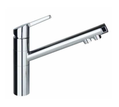 TEKNO monocomando lavello a 3 vie finitura cromo