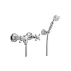 MAREA Gruppo doccia esterno con kit doccia finitura ottone lucido