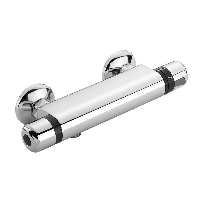 THERMO Miscelatore termostatico attacco 1/2" senza kit doccia tipo leggero finitura cromo