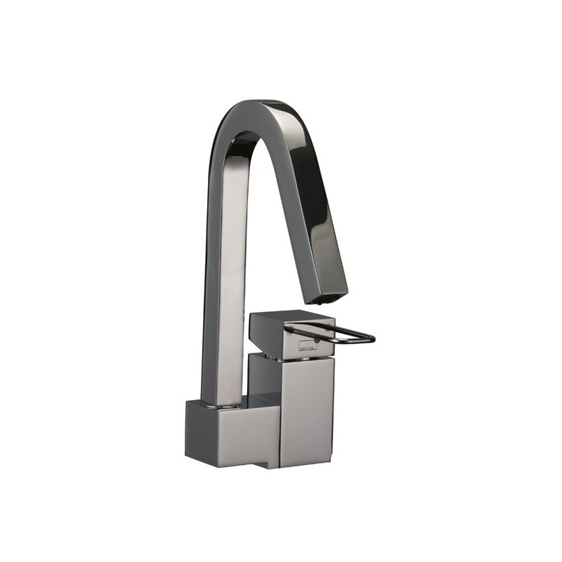 QUADRA rubinetto monocomando lavabo con scarico click-clack 1"1/4 finitura cromo