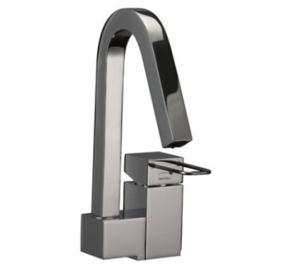 QUADRA rubinetto monocomando lavabo con scarico click-clack 1"1/4 finitura cromo