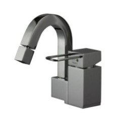 QUADRA rubinetto monocomando bidet con scarico click-clack 1"1/4 finitura cromo