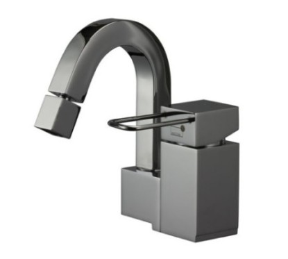 QUADRA rubinetto monocomando bidet con scarico click-clack 1"1/4 finitura cromo