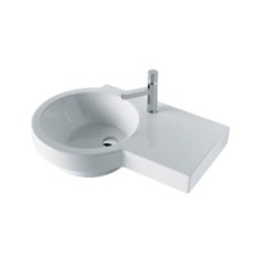 TUTTO-EVO lavabo sospeso 75 sx