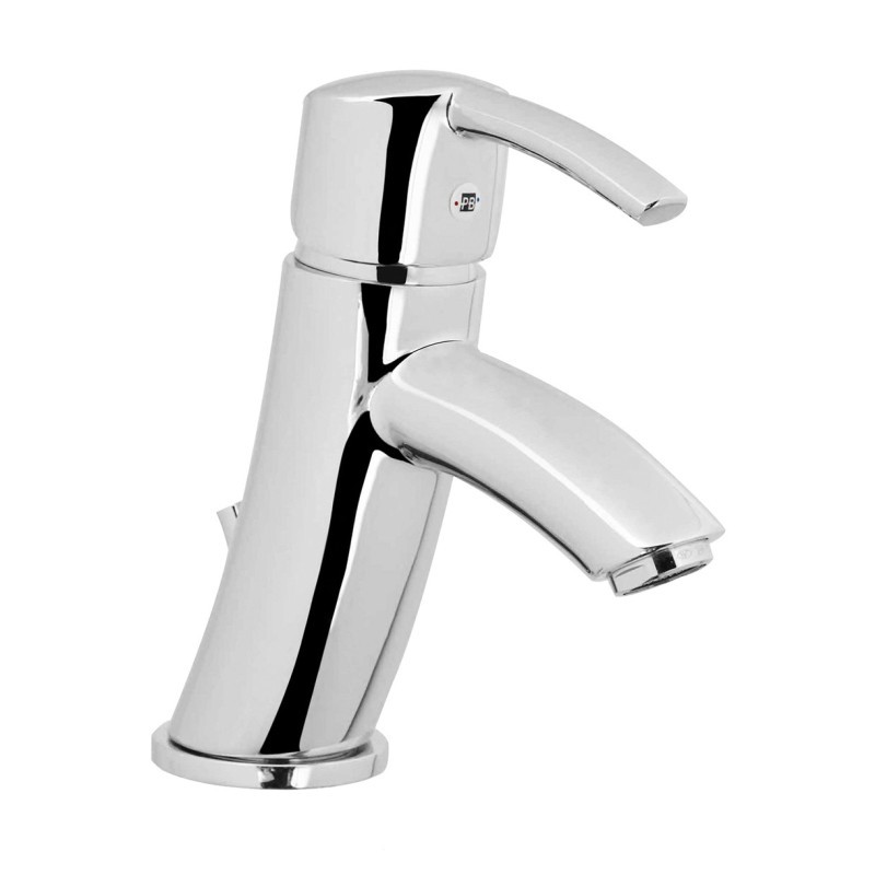 GO Monocomando lavabo con scarico automatico finitura cromo