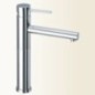 SIMPLY Miscelatore lavabo con prolunga 70 mm e bocca lunga finitura nickel spazzolato