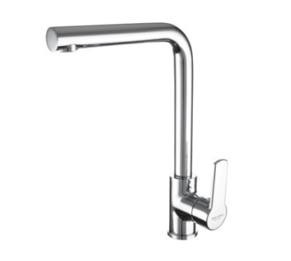 YUMA Monocomando lavello canna elle girevole finitura oro