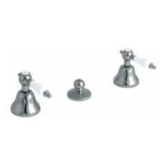 IRIS batteria bidet norton con scarico finitura cromo