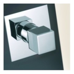 RUBIK miscelatore monocomando doccia incasso finitura nickel spazzolato