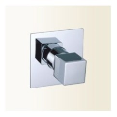 RUBIK miscelatore monocomando doccia incasso finitura nickel spazzolato