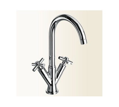 YUPPY Monoforo per lavello con canna alta girevole