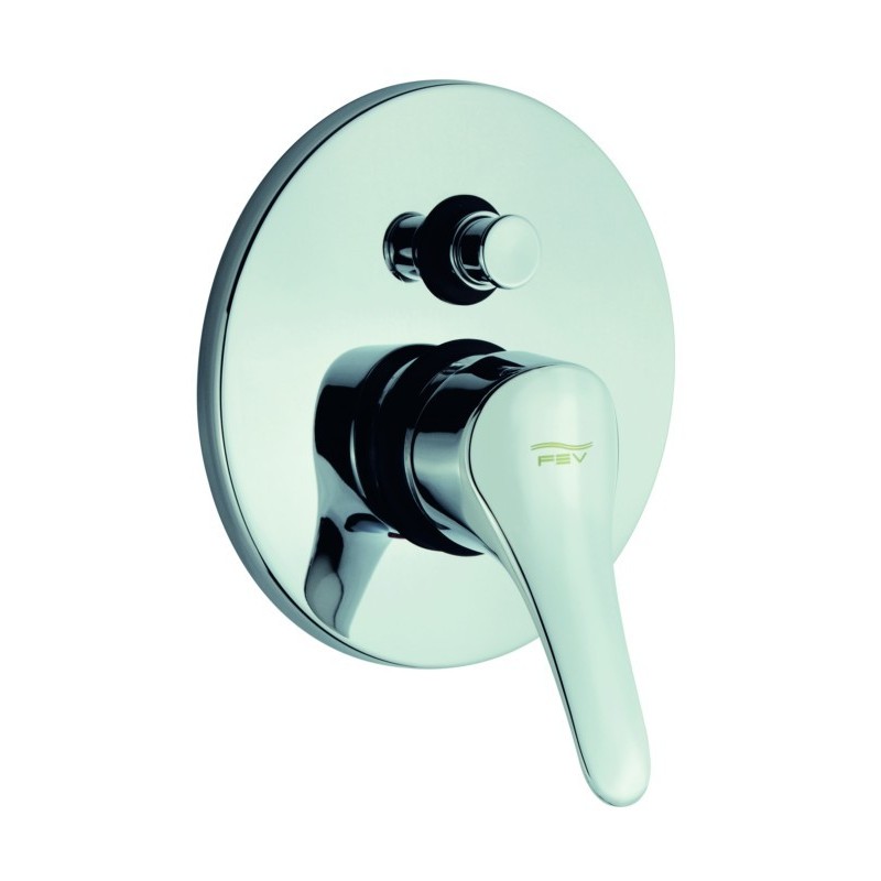 TREND monocomando doccia incasso con deviatore finitura cromo