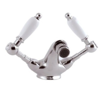 RETRO' Monoforo bidet con scarico finitura cromo