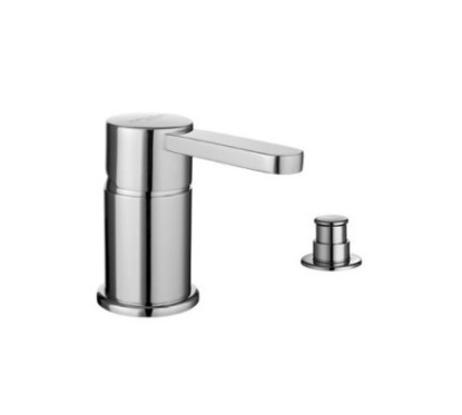 SALLY Monocomando bordo vasca con deviatore finitura cromo