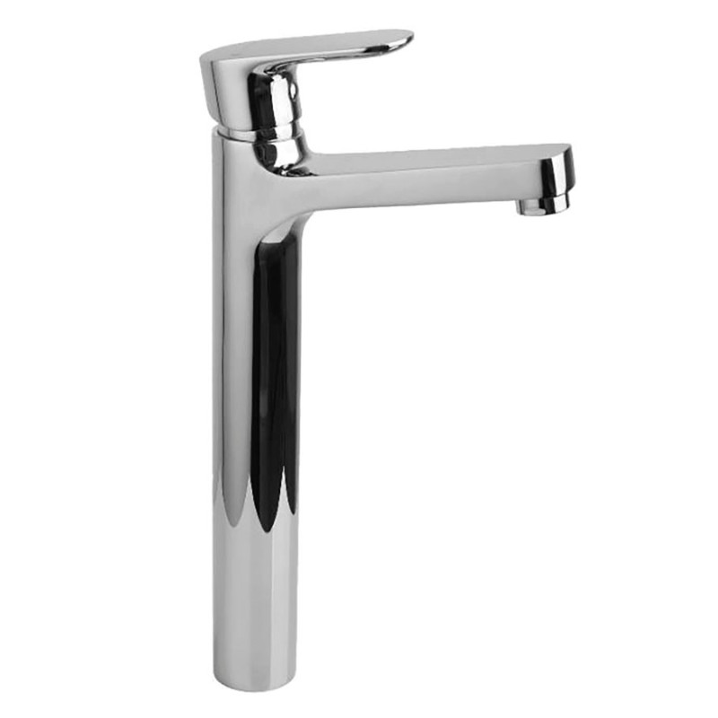 VICTOR miscelatore monocomando per lavabo alto finitura cromo