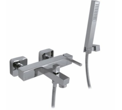 QUARZO monocomando vasca con duplex finitura cromo