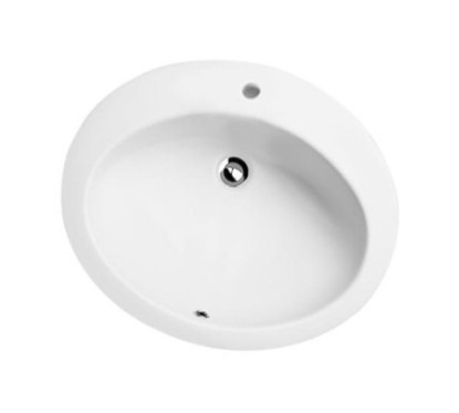 STANDARD Lavabo incasso soprapiano monoforo