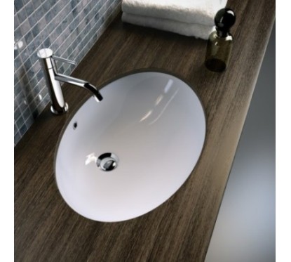 SOTTOPIANO OVALE lavabo sottopiano