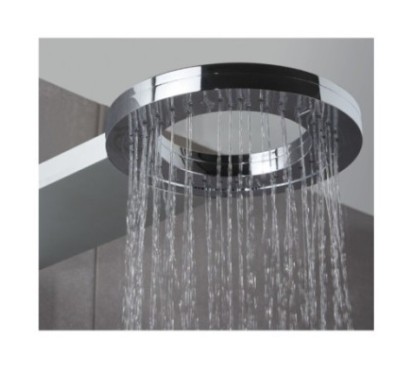 LUNA 3 PLUS colonna doccia con miscelatore monocomando finitura satinato