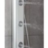 LUNA 3 PLUS colonna doccia con miscelatore monocomando finitura satinato