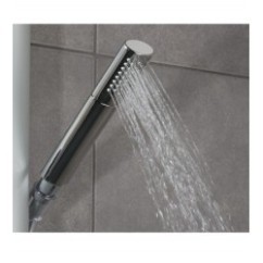 LUNA 3 PLUS colonna doccia con miscelatore monocomando finitura satinato