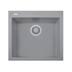 ONE 56.10 Lavandino cucina ad una vasca finitura ultrametal 14 concrete