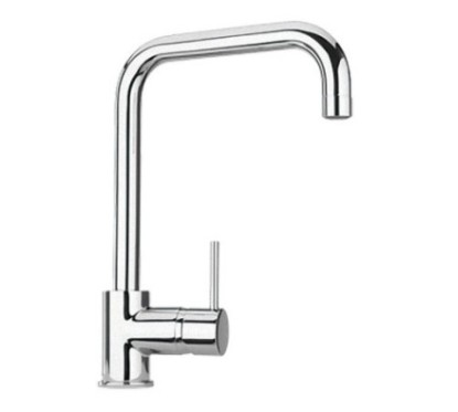 VENMIX20 miscelatore monocomando con canna tubo ad U finitura microultragranit bianco opale