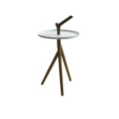 ERGO tavolino struttura  in legno massello di iroko