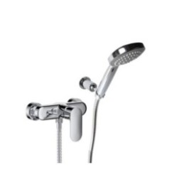 VICTOR gruppo doccia esterno con duplex finitura cromo