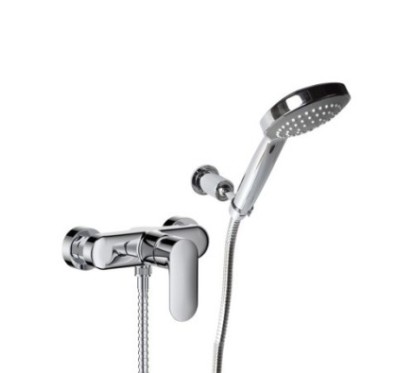 VICTOR gruppo doccia esterno con duplex finitura cromo