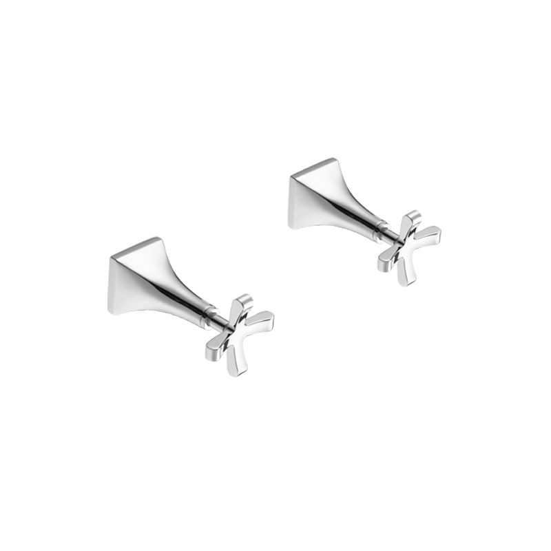 CHIC7CENTO Coppia rubinetti incasso doccia finitura cromo